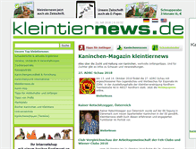 Tablet Screenshot of kleintiernews.de